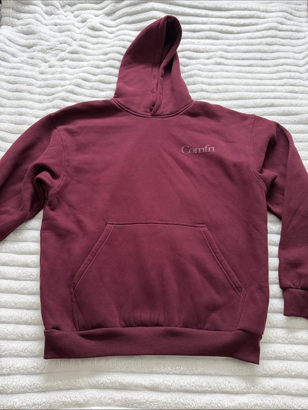 Women’s comfrt Maroon Hoodie Sweater with sweatpants set